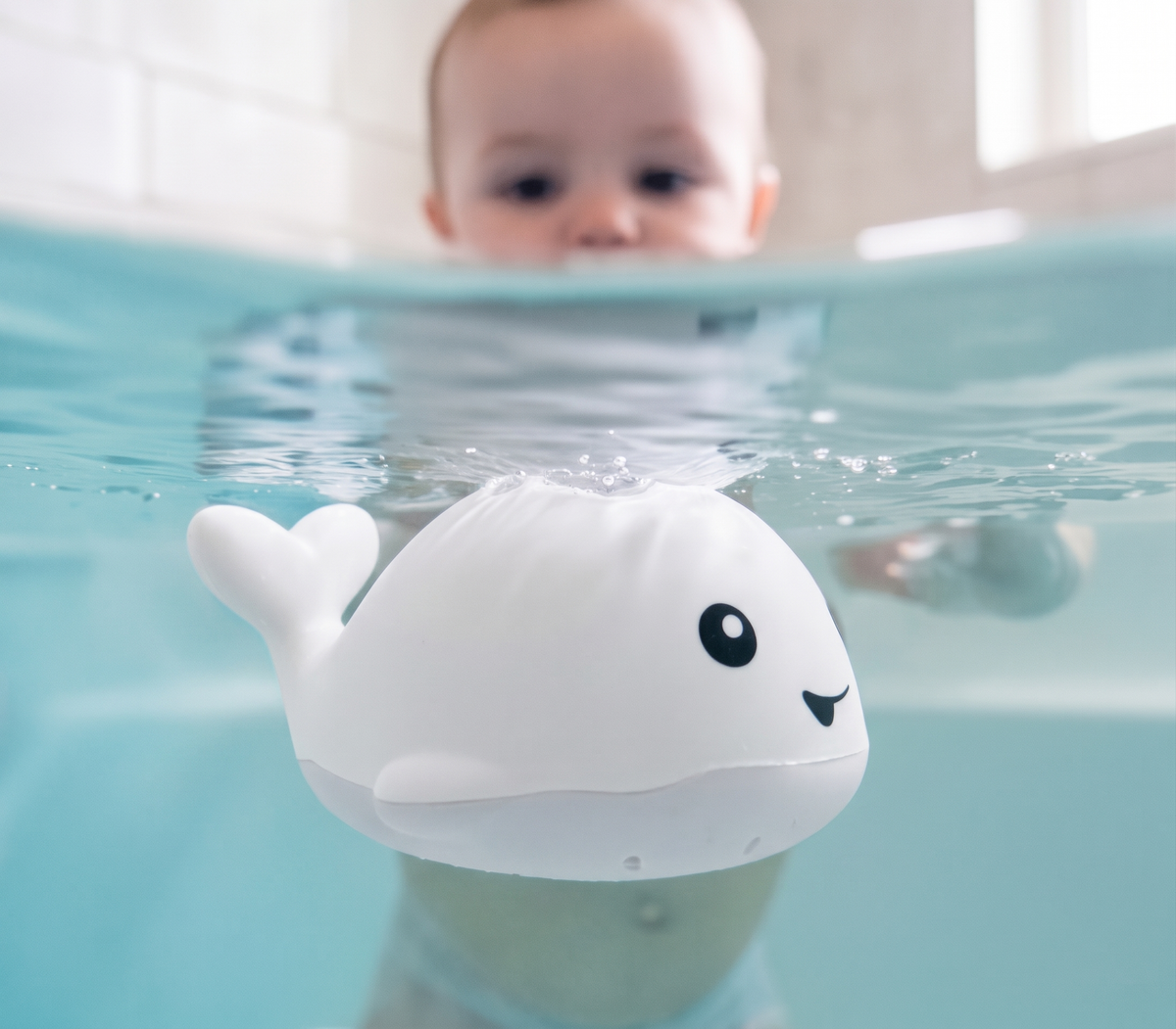 LumiCare™ Montessori Whale Bath Toy